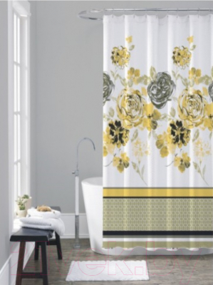 Шторка-занавеска для ванны Primanova Blossom DR-60050