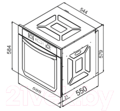 Электрический духовой шкаф Schtoff Decor 1100