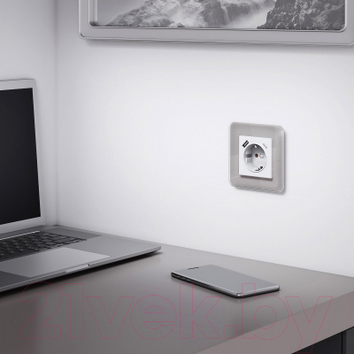 Рамка для выключателей и розеток Werkel W0012417