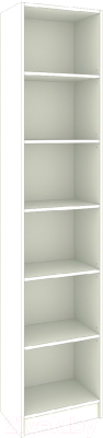 Стеллаж Кортекс-мебель Бинго 40x202 (белый) - фото