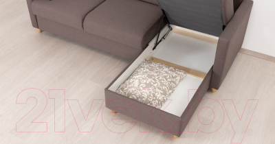 Диван угловой Нижегородмебель и К Дилан ТД 421