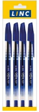 Набор шариковых ручек LINC Offix / 1500FW/blue/4