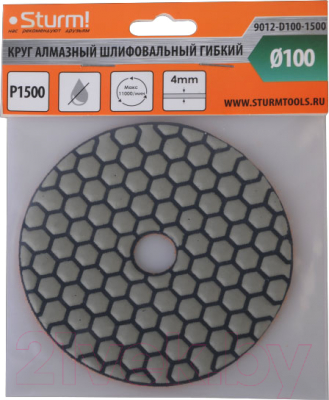 Шлифовальный круг Sturm! 9012-D100-1500