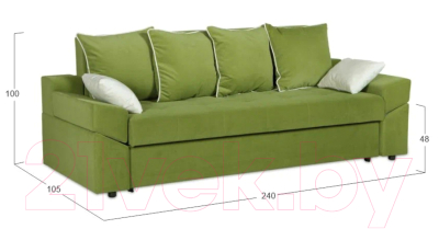 Диван Асмана Камертон-3 1.9 (Oskar Apple)