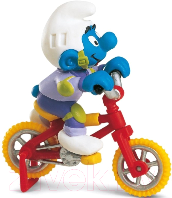 Фигурка коллекционная Schleich Гномик на велосипеде / 40252 - фото