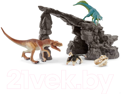 Набор фигурок коллекционных Schleich Пещера динозавров / 41461