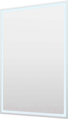 Зеркало Пекам Greta 60x80 / greta-60x80dpcl (с подсветкой, сенсором на взмах руки, подогревом и часами) - фото