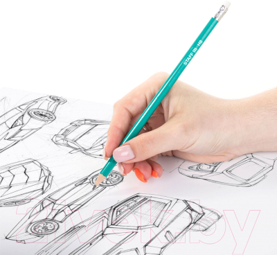 Набор простых карандашей Staff Budget BLP-02 / 181923