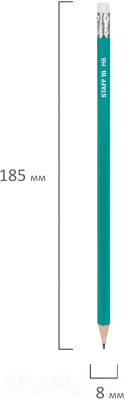 Набор простых карандашей Staff Budget BLP-02 / 181923