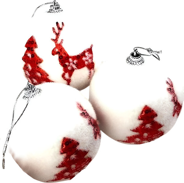 Набор шаров новогодних No Brand X20-059 - фото