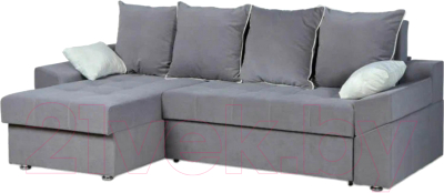 Диван Асмана Камертон-3 1.3x0.8 левый (Oskar Cloud) - фото