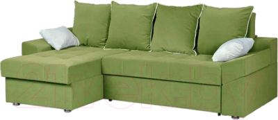 Диван Асмана Камертон-3 1.3x0.8 левый (Oskar Apple) - фото