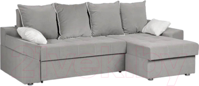 Диван Асмана Камертон-3 1.3x0.8 правый (Oskar Coffee) - фото