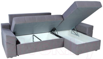 Диван Асмана Камертон-3 1.3x0.8 правый (Oskar Cloud)