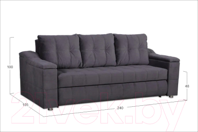 Диван Асмана Камертон-1 1.9 (Oskar Taupe)