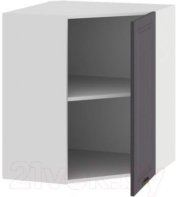 Шкаф навесной для кухни ТриЯ Лина 1В6У (белый/графит)