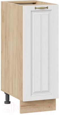 Шкаф-стол кухонный ТриЯ Лина 1Н3 (дуб крафт золотой/белый) - фото