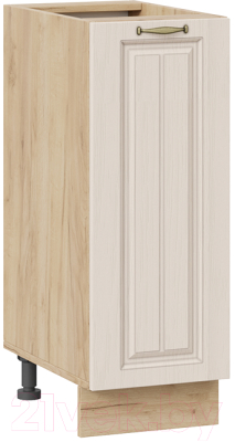 Шкаф-стол кухонный ТриЯ Лина 1Н3 (дуб крафт золотой/кремовый) - фото