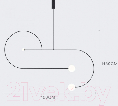 Люстра Imperiumloft LINES-04 / 140819-26