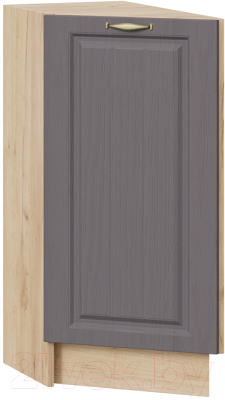 Шкаф-стол кухонный ТриЯ Лина 1Н3Т (дуб крафт золотой/графит) - фото