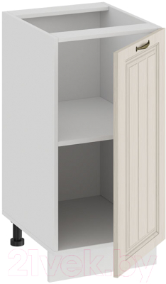 Шкаф-стол кухонный ТриЯ Лина 1Н4 (белый/кремовый)