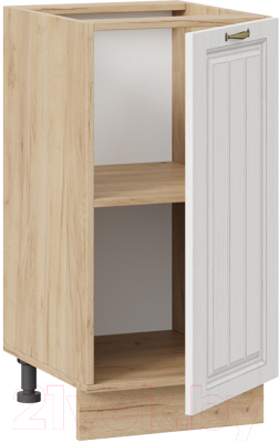 Шкаф-стол кухонный ТриЯ Лина 1Н4 (дуб крафт золотой/белый)
