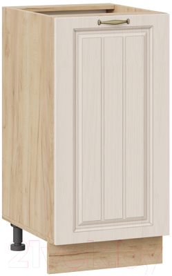 Шкаф-стол кухонный ТриЯ Лина 1Н4 (дуб крафт золотой/кремовый) - фото