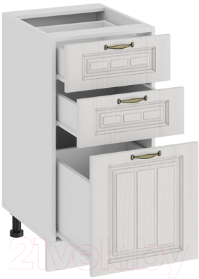 Шкаф-стол кухонный ТриЯ Лина 1Н4Я3 (белый)