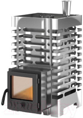 Печь-каменка Везувий Aston 16 Inox стекло - фото