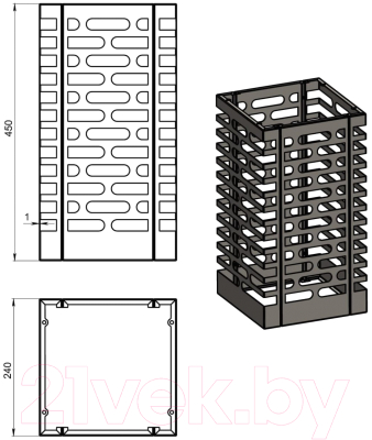 Сетка для печи Везувий Aston