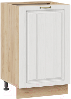 Шкаф-стол кухонный ТриЯ Лина 1Н5 (дуб крафт золотой/белый) - фото