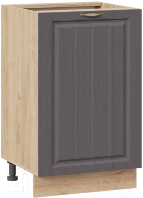 Шкаф-стол кухонный ТриЯ Лина 1Н5 (дуб крафт золотой/графит) - фото