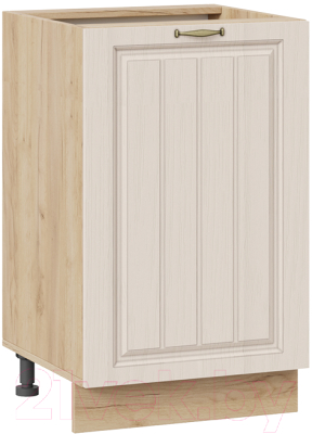 Шкаф-стол кухонный ТриЯ Лина 1Н5 (дуб крафт золотой/кремовый) - фото