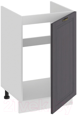 Шкаф под мойку ТриЯ Лина 1Н5М (белый/графит)