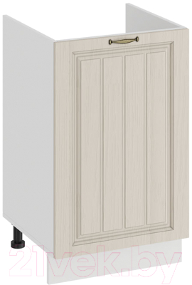 Шкаф под мойку ТриЯ Лина 1Н5М (белый/кремовый) - фото