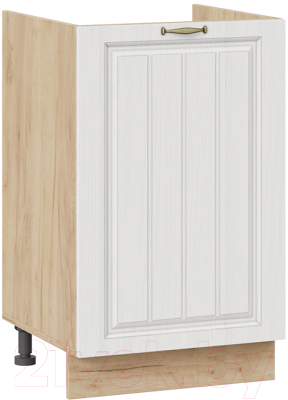 Шкаф под мойку ТриЯ Лина 1Н5М (дуб крафт золотой/белый) - фото