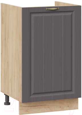 Шкаф под мойку ТриЯ Лина 1Н5М (дуб крафт золотой/графит) - фото