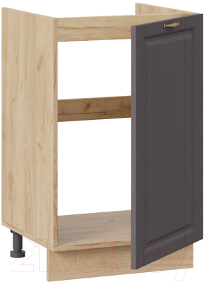 Шкаф под мойку ТриЯ Лина 1Н5М (дуб крафт золотой/графит)