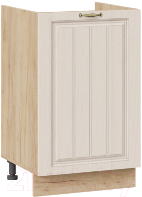 Шкаф под мойку ТриЯ Лина 1Н5М (дуб крафт золотой/кремовый) - фото