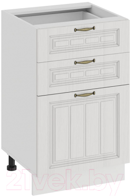 Шкаф-стол кухонный ТриЯ Лина 1Н5Я3 (белый) - фото