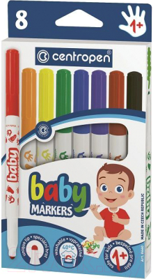 Фломастеры Centropen Baby Markers 1+ / 586600080 - фото