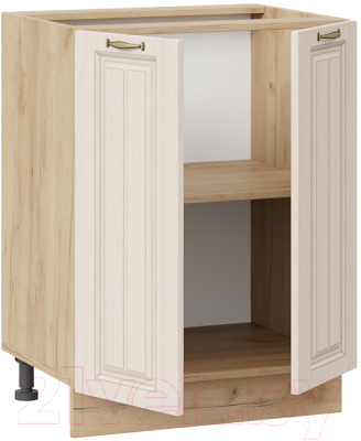 Шкаф-стол кухонный ТриЯ Лина 1Н6 (дуб крафт золотой/кремовый)