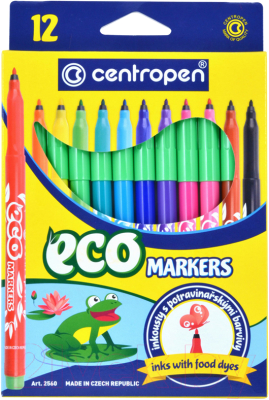 Фломастеры Centropen Eco Markers / 725601201 - фото
