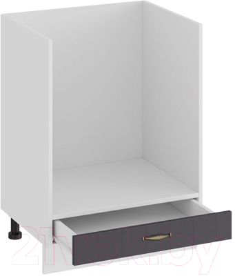 Шкаф под духовку ТриЯ Лина 1Н6Б (белый/графит)