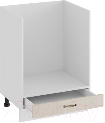 Шкаф под духовку ТриЯ Лина 1Н6Б (белый/кремовый)