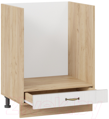 Шкаф под духовку ТриЯ Лина 1Н6Б (дуб крафт золотой/белый)