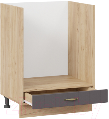 Шкаф под духовку ТриЯ Лина 1Н6Б (дуб крафт золотой/графит)