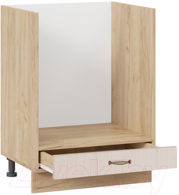 Шкаф под духовку ТриЯ Лина 1Н6Б (дуб крафт золотой/кремовый)