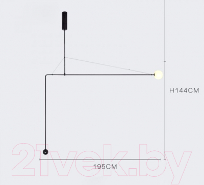 Люстра Imperiumloft LINES-11 / 140826-26