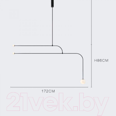 Люстра Imperiumloft LINES-05 / 140820-26